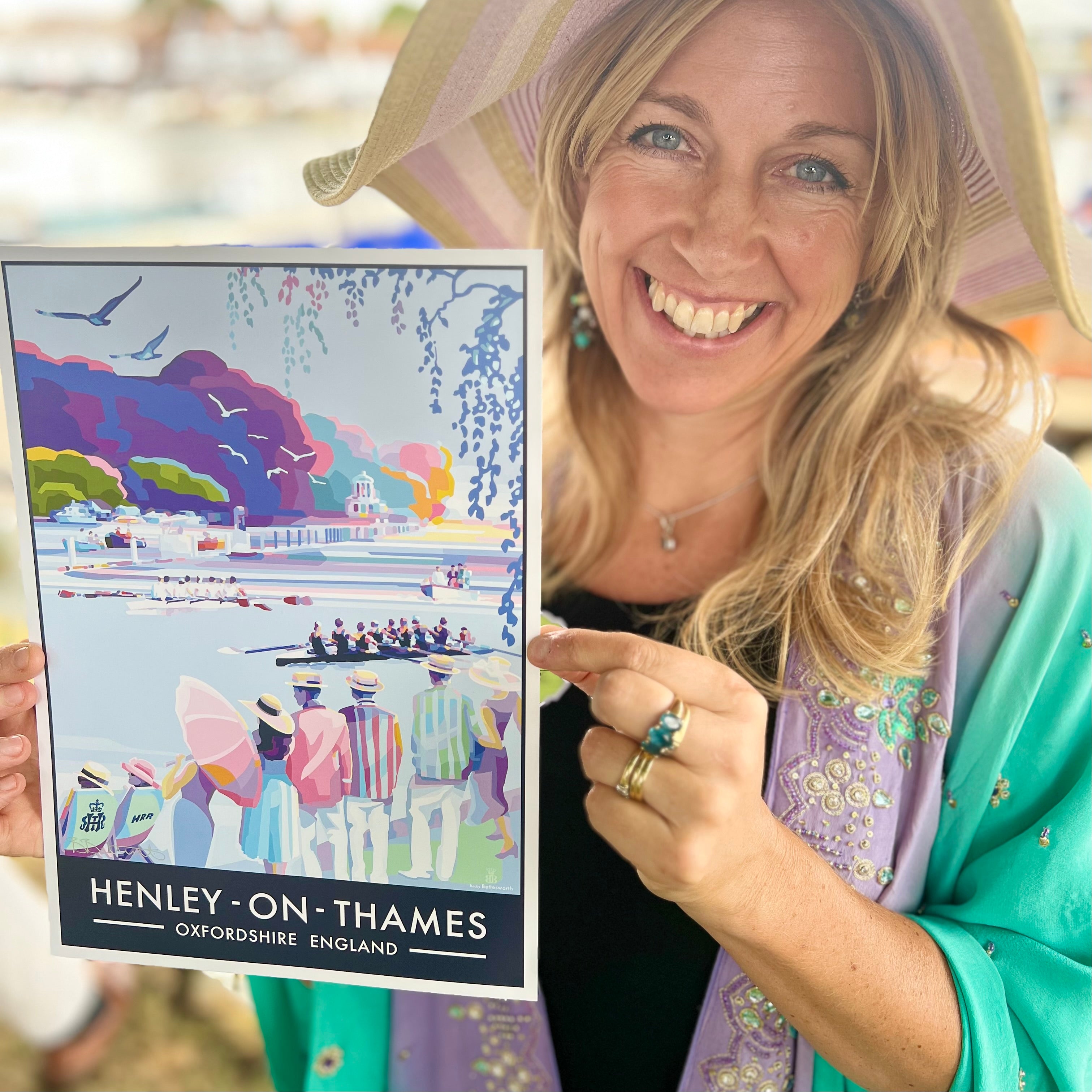 SELL OUT OF HENLEY ROYAL REGATTA BECKY BETTESWORTH OFFICIAL POSTERS