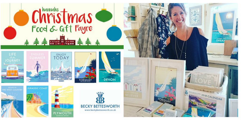Come and see Becky Bettesworth at Hannahs Christmas Food and Gift Fayre