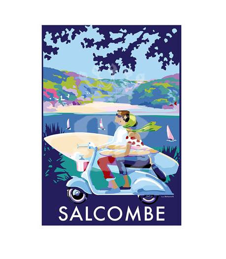 Hot off the Press! Latest picture of Salcombe Scooter from Becky Bettesworth
