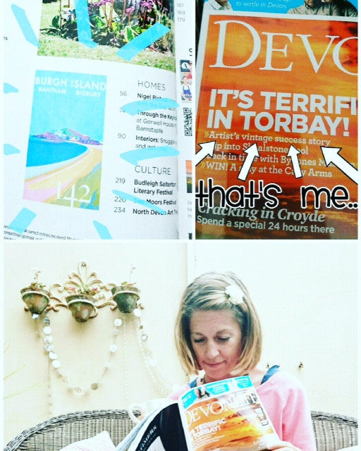 Devon Life features Becky's Vintage Success Story in September 2016 issue