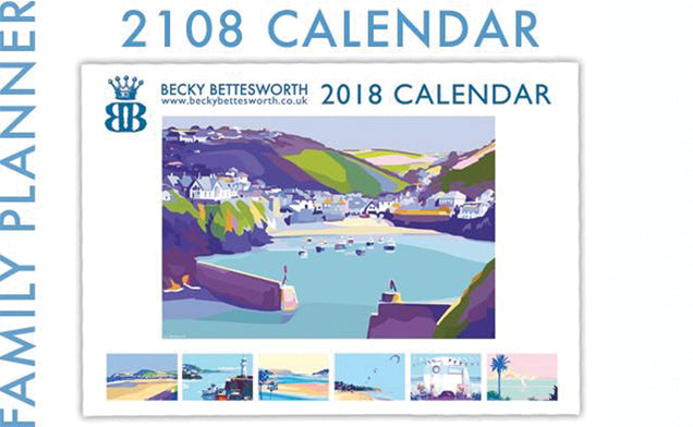 Becky Bettesworth 2018 calendar