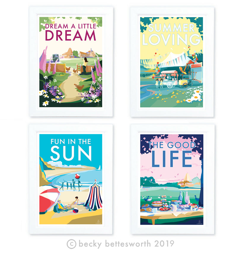 Becky Bettesworth Quintessentially English Quote Posters