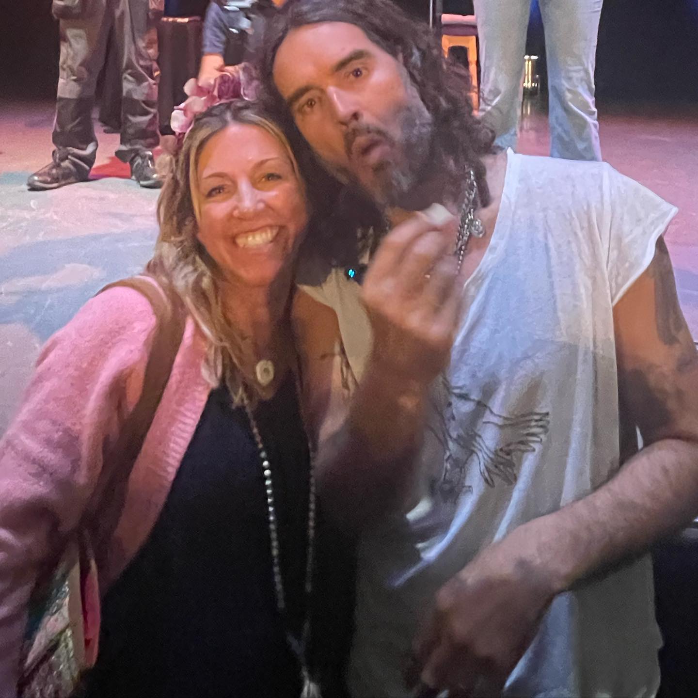 Russel Brand loving Becky Bettesworth Kernow chocolate