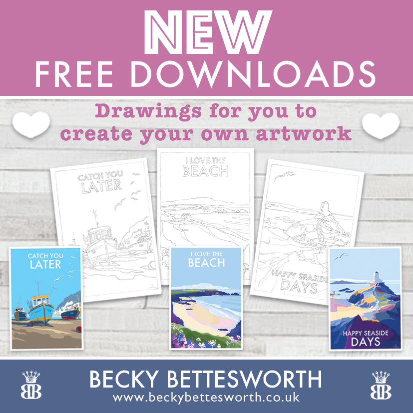 NEW Free Downloads - Half Term Colouring Project