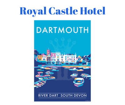 Royal Castle Hotel Dartmouth Postcard