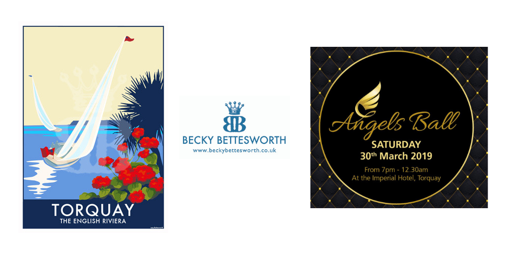 Becky Bettesworth Supports the Angels Ball in Torquay
