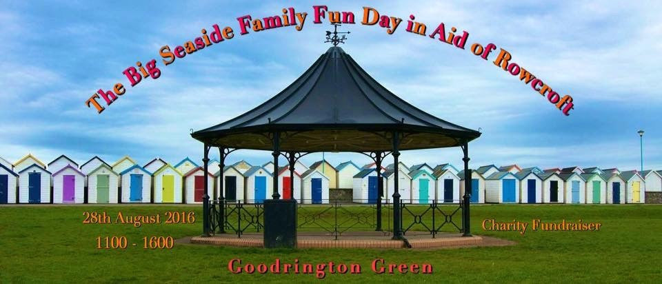 Becky donates a signed print for Rowcroft's Big Seaside Family Fun Day