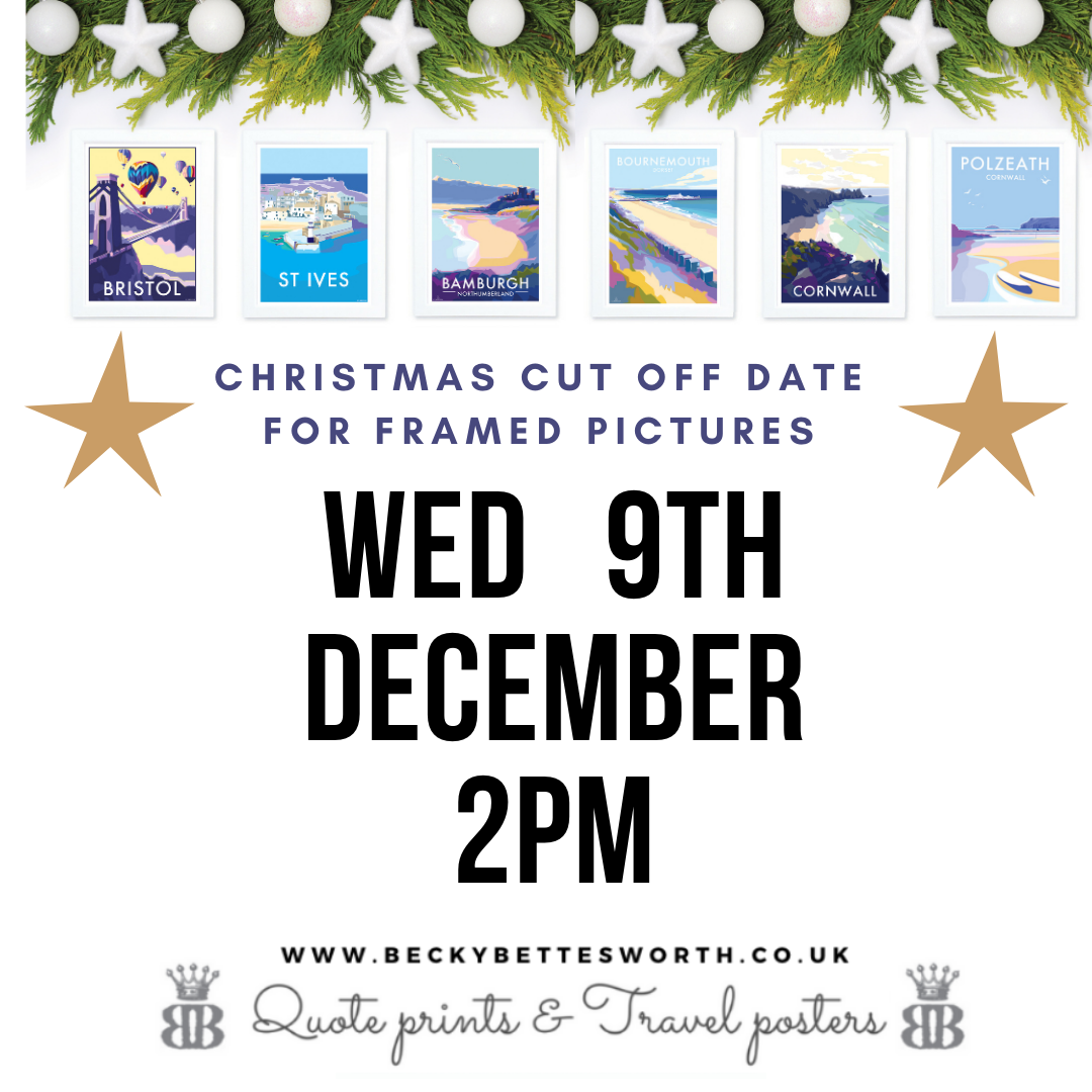 CUT OFF DATE FOR FRAMED PICTURES