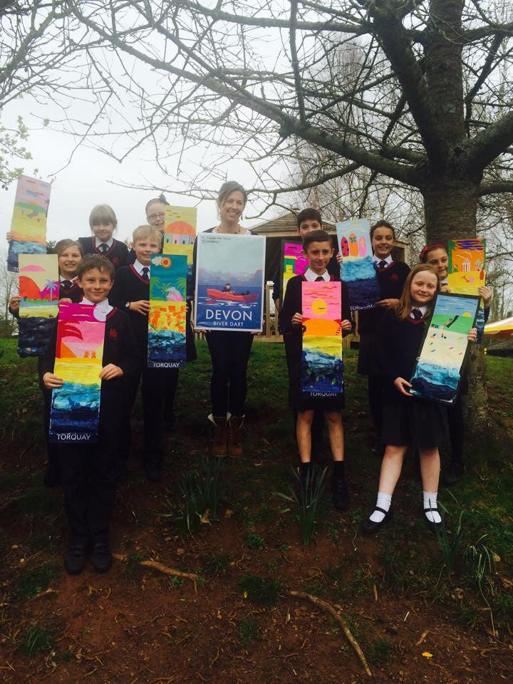 Becky Bettesworth visits Canada Hill Primary School