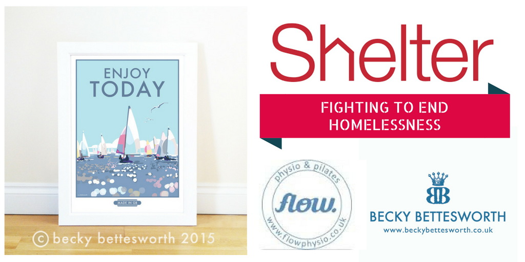 Becky Supports Charity Auction in aid of Shelter