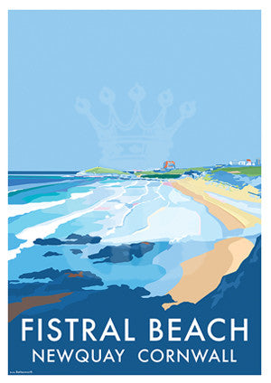 Fistral Beach is added to Becky's vintage seaside collection