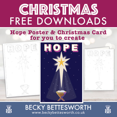 FREE GIFT - HOPE CHRISTMAS POSTER AND CARD