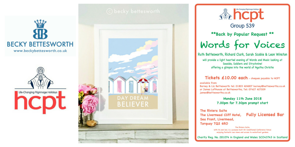 WORDS FOR VOICES - SUPPORTING HCPT LIFE CHANGING PILGRIMAGE HOLIDAYS