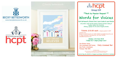 WORDS FOR VOICES - SUPPORTING HCPT LIFE CHANGING PILGRIMAGE HOLIDAYS
