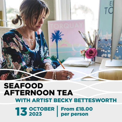 Afternoon Tea with Becky Bettesworth Seafood Feast event