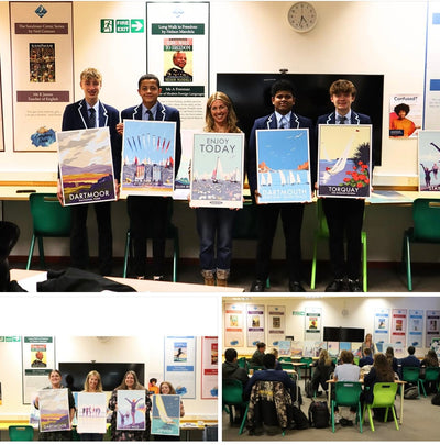 Inspiring school visit for GCSE art students