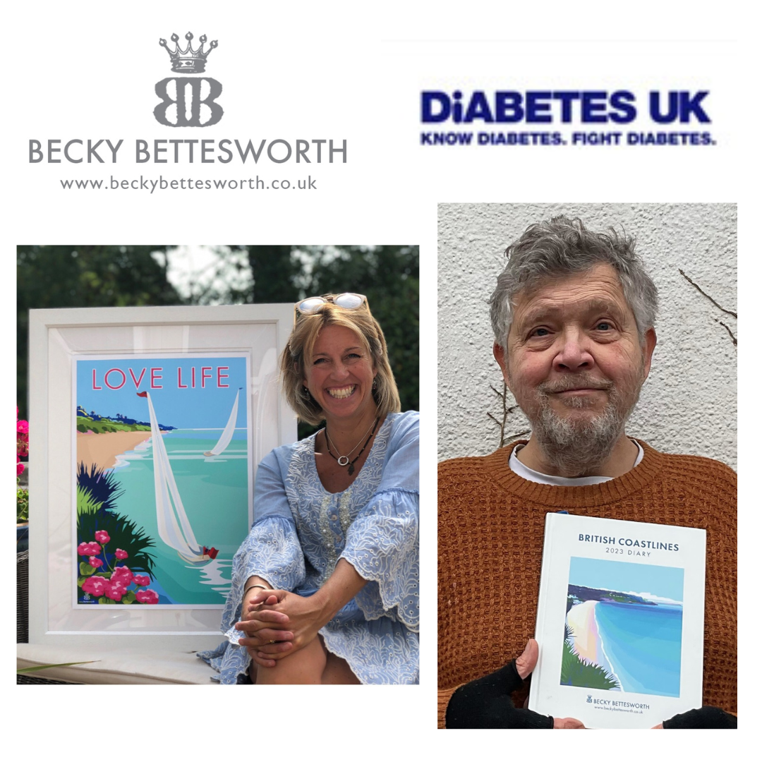 Becky Bettesworth British Coastlines 2023 Diary prompts Ivor's big charity adventure