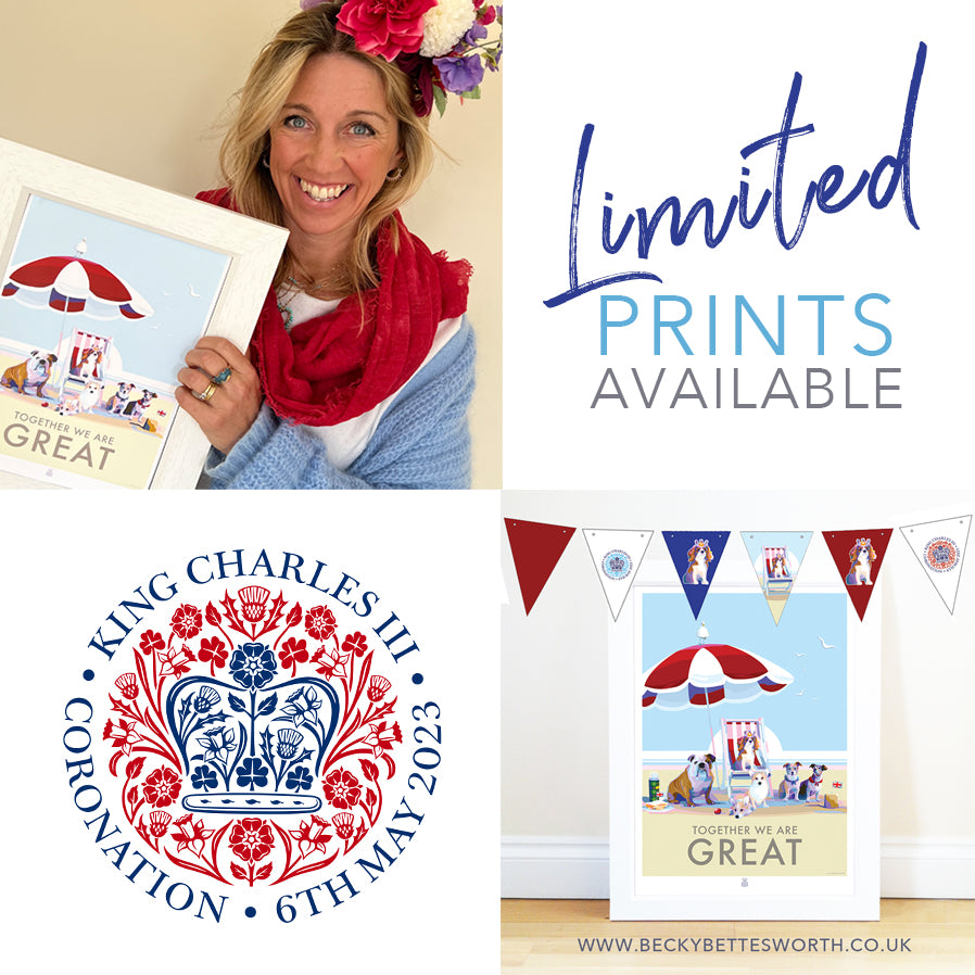 Becky Bettesworth Kings Coronation Print
