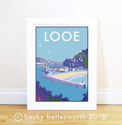 * * * NEW LOOE POSTER AND PRINT * * *