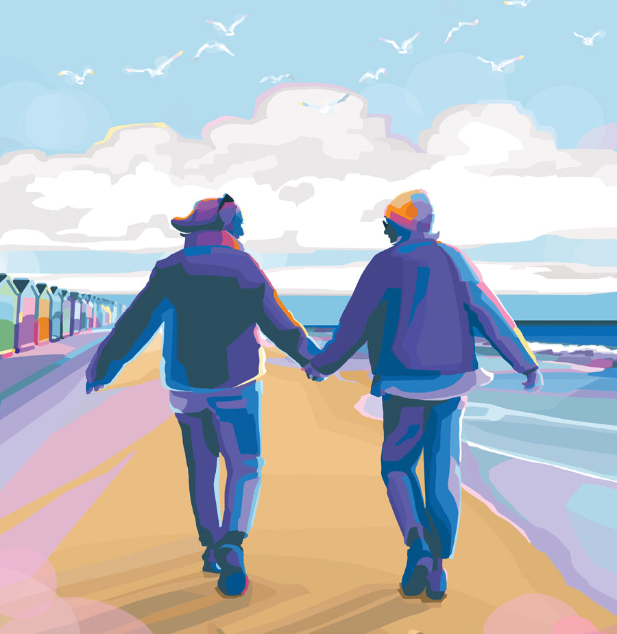 LGBT poster by award winning artist Becky Bettesworth, celebrating Gay Pride 