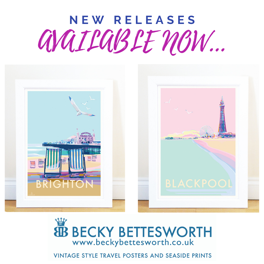 NEW ARTWORK - BRIGHTON AND BLACKPOOL