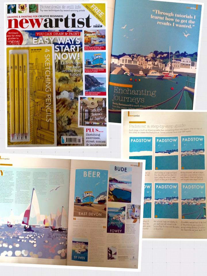 Feature in New Artist magazine