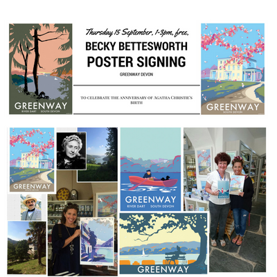 Becky Bettesworth poster signing at Greenway, 17 September 2016