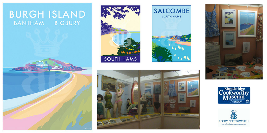 Becky loans her artwork to 'Wish You Were Here' vintage Seaside exhibition