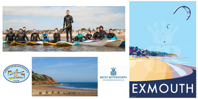 Becky helps Exmouth Beach Club Rescue celebrate their 30th Anniversary by donating a raffle prize for their special event