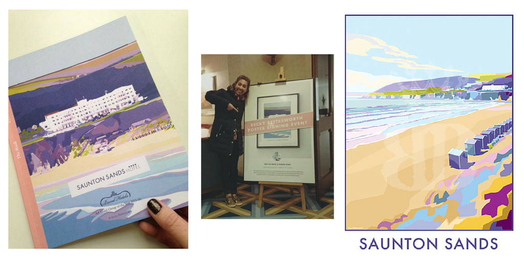 Becky Bettesworth signing at Saunton Sands Hotel