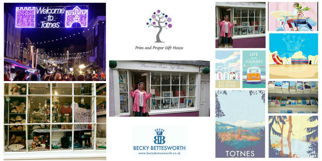 Don't miss my signing at Prim & Proper Gift House in Totnes 13 December from 4pm