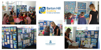 Becky visits primary school children at Barton Hill Academy