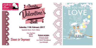 Becky supports the Valentines Charity Ball