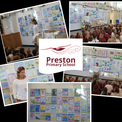 Becky visits Preston Primary School