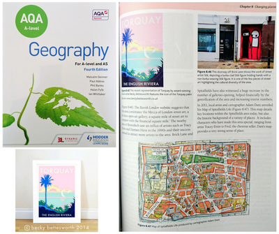 Becky features in AQA A Level Geography manual