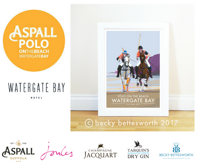 New Polo on the Beach Poster for the Watergate Bay Hotel!