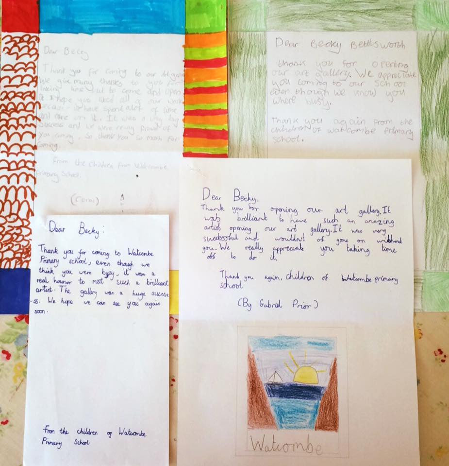 Little Thank Yous for opening school Art Gallery