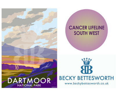 Becky Donates to Cancer Lifeline South West