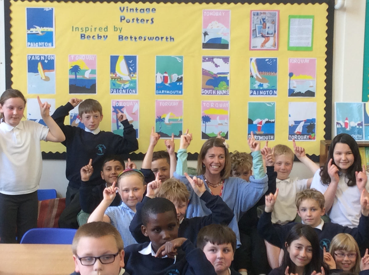 Becky Bettesworth visits Curledge Street Academy