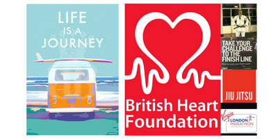 Becky Bettesworth's donation to raise money for the British Heart Foundation