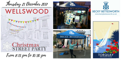 Come and join Becky at the Wellswood Christmas street party on 21 December 2017