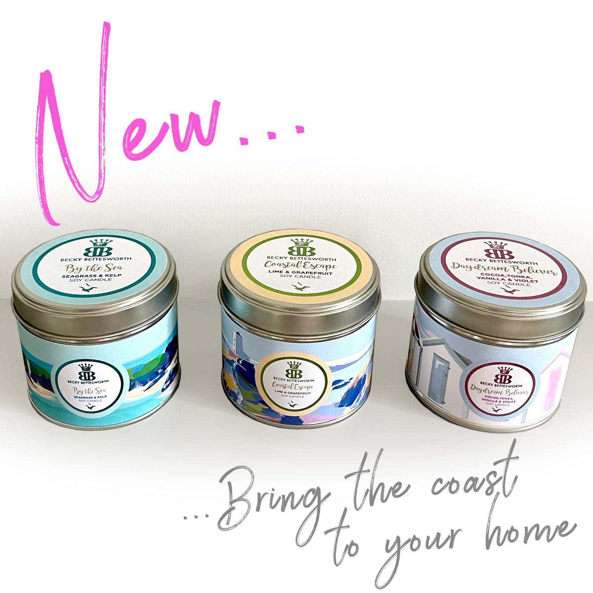 New Candles - Inspired by the Sea