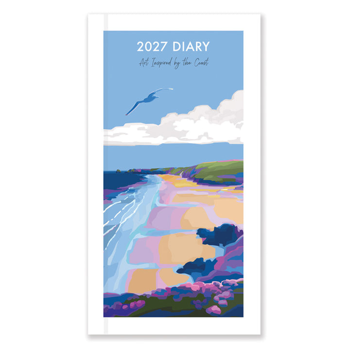 Becky Bettesworth 2027 Slim Diary with coastal artwork cover