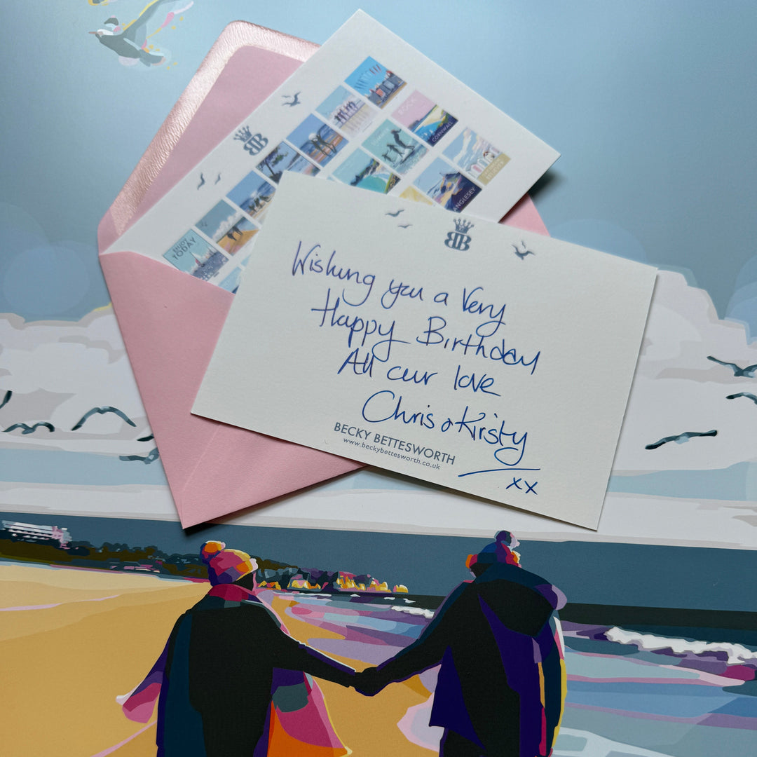 Personalised Hand Written Postcard (Please include your message with your order)