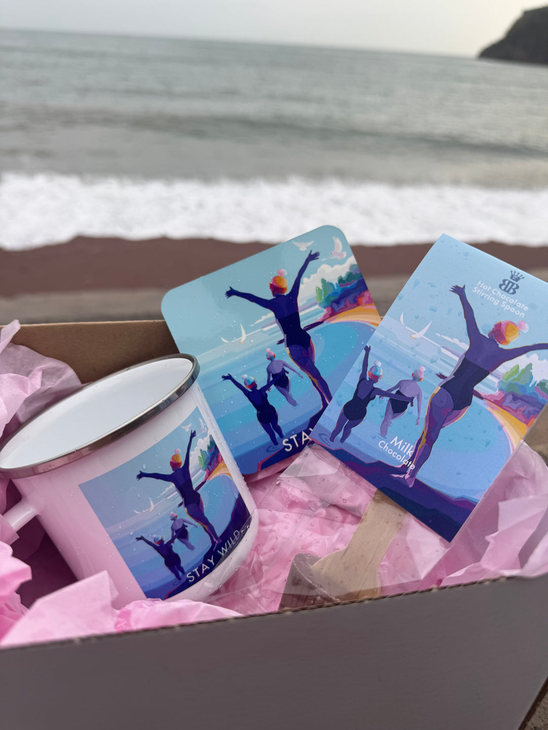 Stay Wild Enamel Mug Gift Set