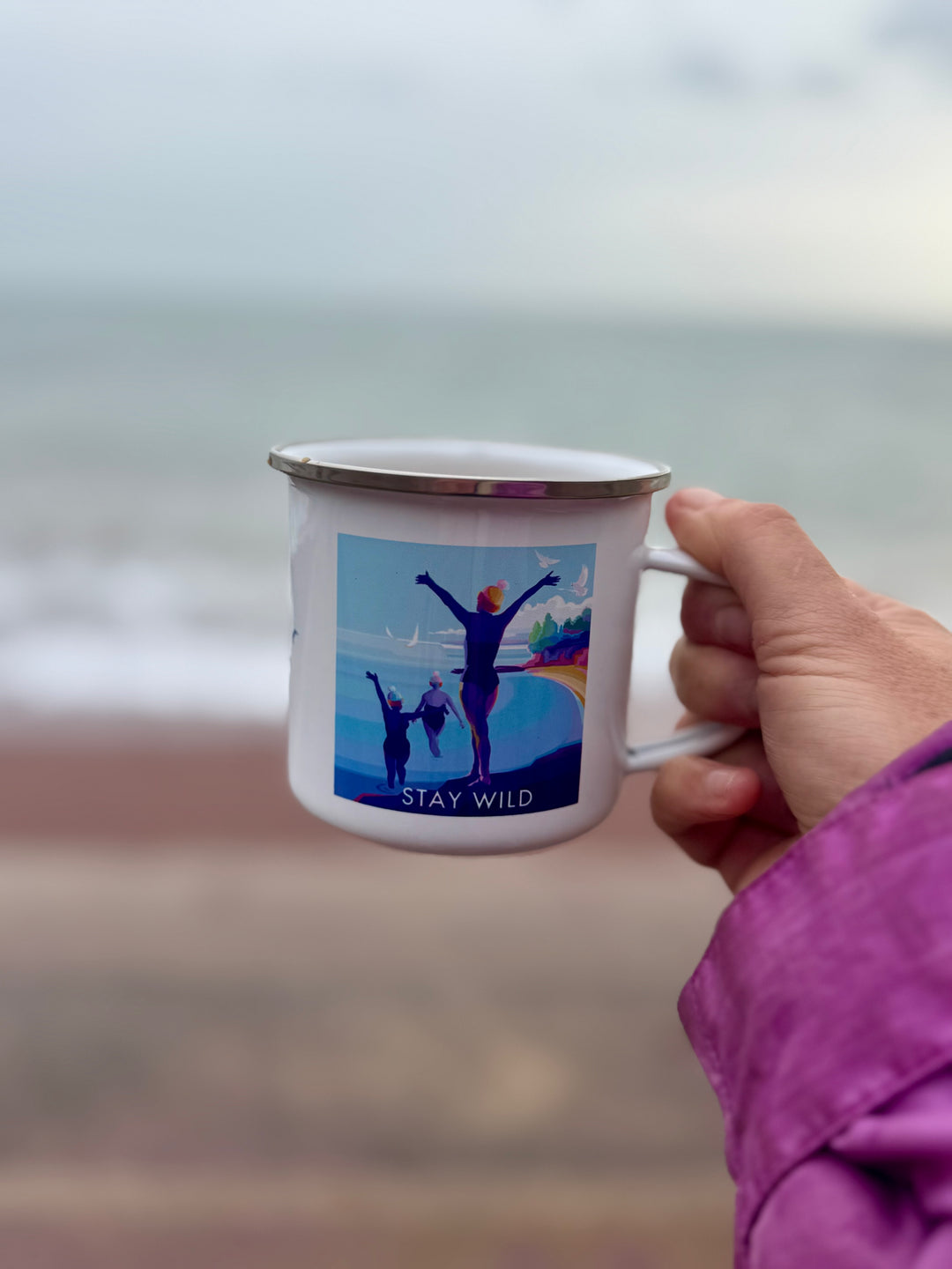 Stay Wild Enamel Mug Gift Set
