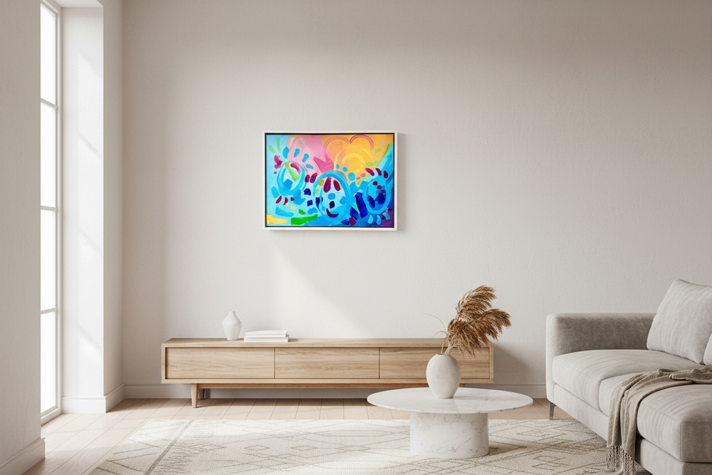 ‘July’ original acrylic painting by Becky Bettesworth