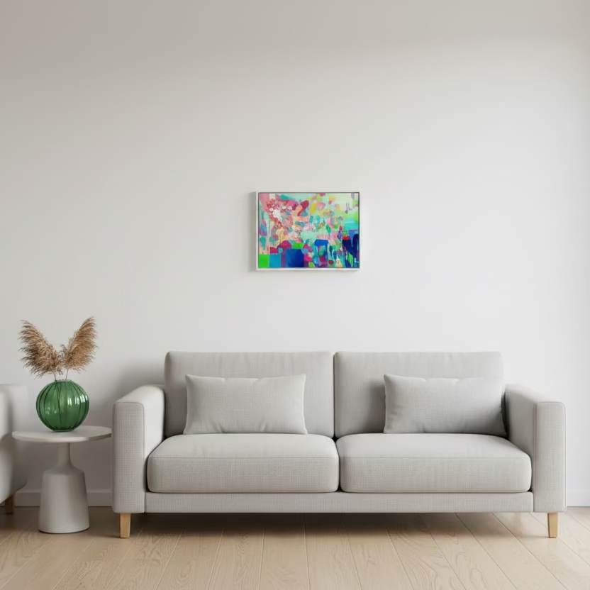 ‘June’ original acrylic painting by Becky Bettesworth
