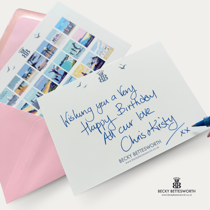 Personalised Hand Written Postcard (Please include your message with your order)