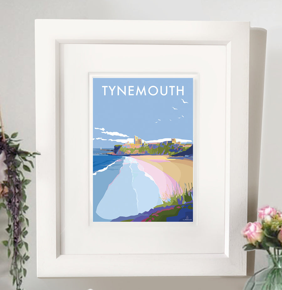 ✿✿✿wenttyページ✿✿✿ Tynemouth - Becky Bettesworth Vintage Travel Poster and Seaside